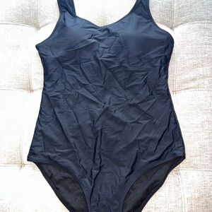 Black One-Piece Swimsuit
